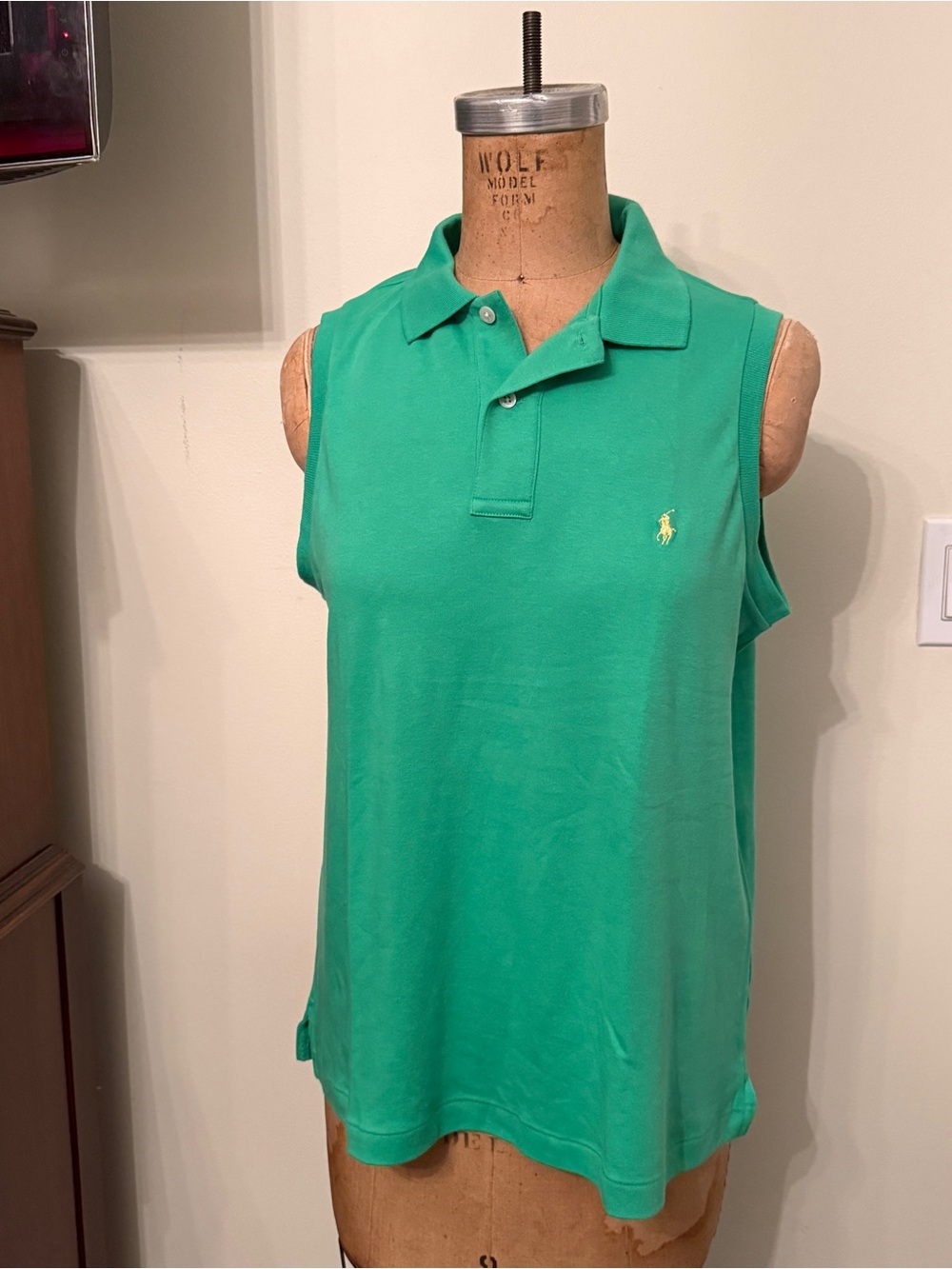 Ralph Lauren Sport Green Polo Tank Top